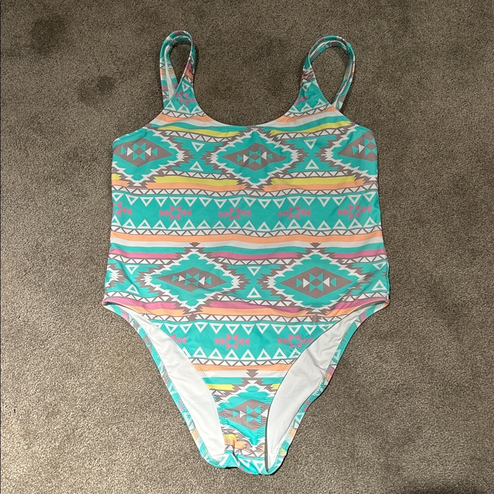 Chubbies Multicolor Geometric One Piece Swimsuit